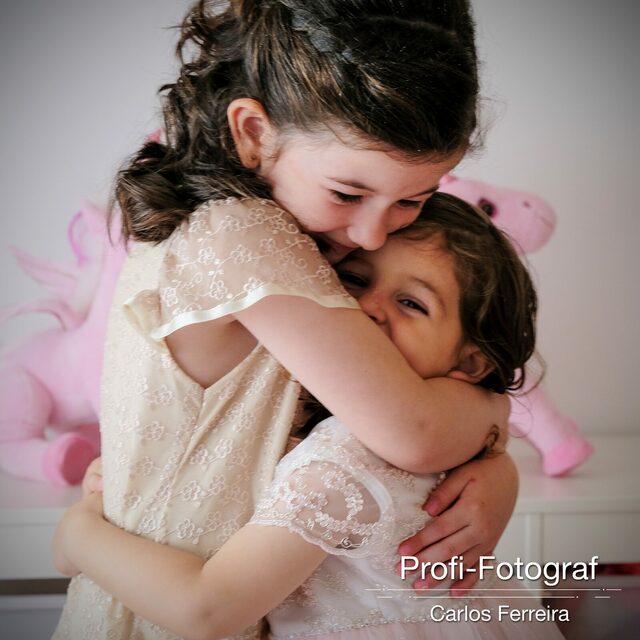 Uma criança mais que feliz.